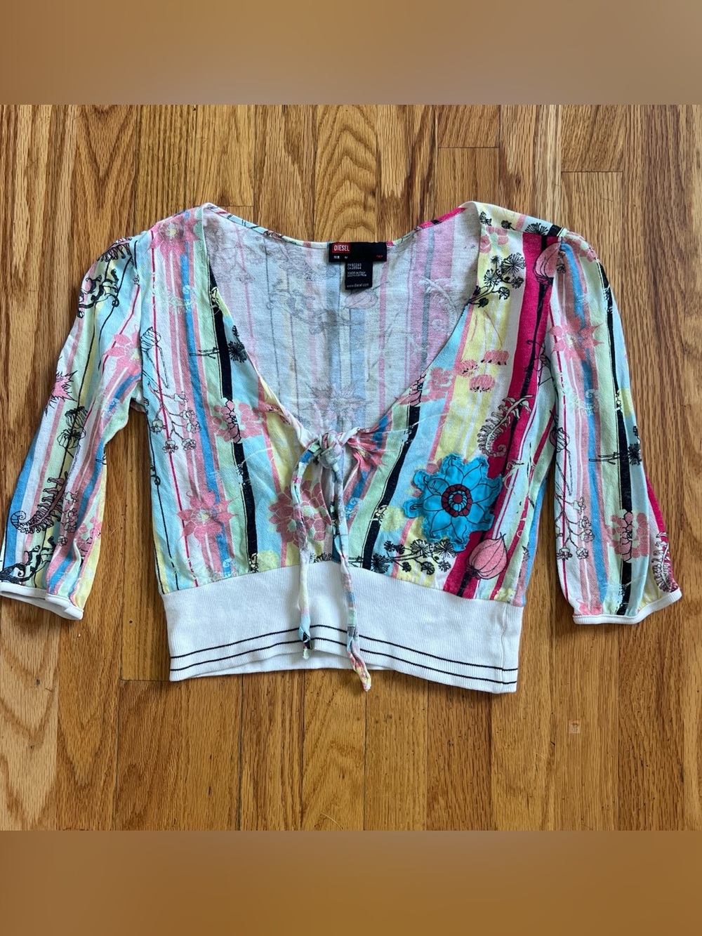Diesel Crop top. Y2K size medium